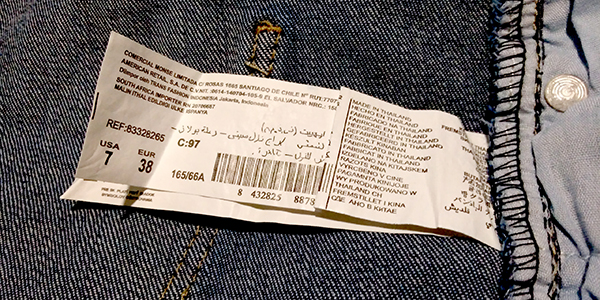 ứng dụng giải pháp mã vạch trong may mặc