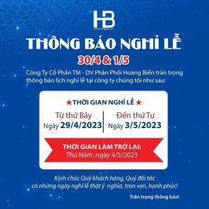 Thông báo nghỉ lễ